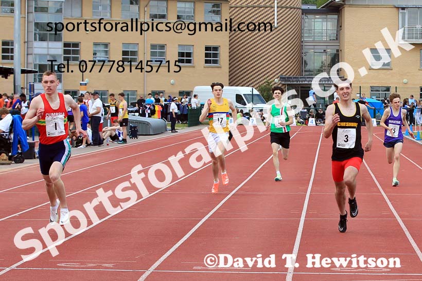 Mens Under-17s 400 metres, 2022 Northern Inter Counties U17s and U15s Track and Field, York, Thursday, June 2nd. Photo: David T. Hewitson/Sports for All Pics